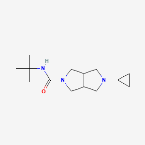 N-tert-butyl-5-cyclopropyl-octahydropyrrolo[3,4-c]pyrrole-2-carboxamide