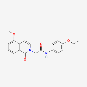 N-(4-ethoxyphenyl)-2-(5-methoxy-1-oxoisoquinolin-2-yl)acetamide