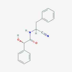 molecular formula C17H16N2O2 B2668047 (2S)-N-(1-cyano-2-phenylethyl)-2-hydroxy-2-phenylacetamide CAS No. 1799288-80-4