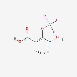 molecular formula C8H5F3O4 B2668082 3-Hydroxy-2-(trifluoromethoxy)benzoic acid CAS No. 851341-55-4