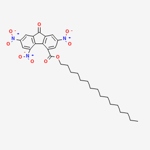 Hexadecyl 2,5,7-trinitro-9-oxofluorene-4-carboxylate