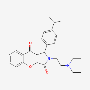 2-(2-(Diethylamino)ethyl)-1-(4-isopropylphenyl)-1,2-dihydrochromeno[2,3-c]pyrrole-3,9-dione