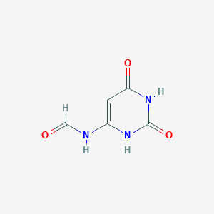 molecular formula C5H5N3O3 B2668103 N-(2,4-二氧代-1H-嘧啶-6-基)甲酰胺 CAS No. 858243-97-7