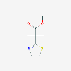 Methyl 2-methyl-2-(1,3-thiazol-2-yl)propanoate