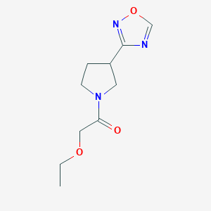 1-(3-(1,2,4-Oxadiazol-3-yl)pyrrolidin-1-yl)-2-ethoxyethanone