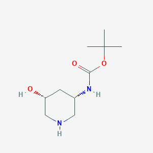 tert-Butyl ((3S,5R)-5-hydroxypiperidin-3-yl)carbamate
