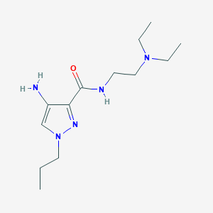 4-Amino-N-[2-(diethylamino)ethyl]-1-propyl-1H-pyrazole-3-carboxamide