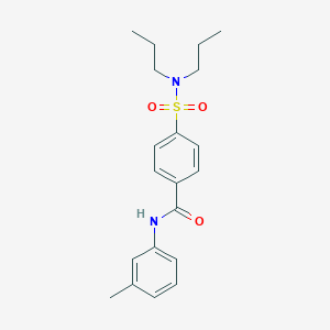 4-(dipropylsulfamoyl)-N-(3-methylphenyl)benzamide