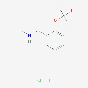 N-Methyl-1-[2-(trifluoromethoxy)phenyl]methanamine;hydrochloride