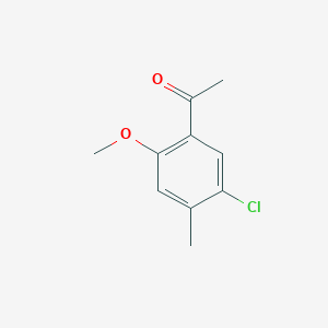 1-(5-Chloro-2-methoxy-4-methylphenyl)ethanone