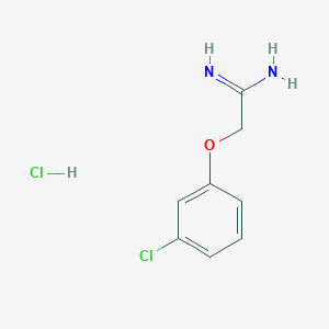 2-(3-Chlorophenoxy)ethanimidamide hydrochloride