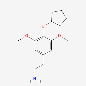 2-(4-Cyclopentyloxy-3,5-dimethoxyphenyl)ethanamine