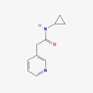 molecular formula C10H12N2O B2668377 N-Cyclopropyl-2-pyridin-3-ylacetamide CAS No. 1490607-55-0