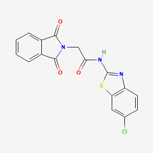 N-(6-chlorobenzo[d]thiazol-2-yl)-2-(1,3-dioxoisoindolin-2-yl)acetamide