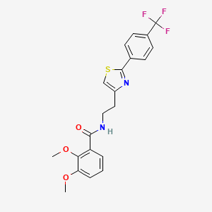 2,3-dimethoxy-N-(2-(2-(4-(trifluoromethyl)phenyl)thiazol-4-yl)ethyl)benzamide
