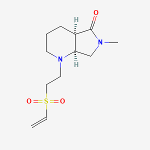 (4Ar,7aS)-1-(2-ethenylsulfonylethyl)-6-methyl-2,3,4,4a,7,7a-hexahydropyrrolo[3,4-b]pyridin-5-one