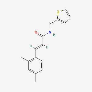 3-(2,4-dimethylphenyl)-N-(2-thienylmethyl)acrylamide