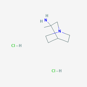 3-Methyl-1-azabicyclo[2.2.2]octan-3-amine dihydrochloride