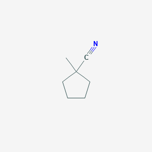 molecular formula C7H11N B2668557 1-Methylcyclopentane-1-carbonitrile CAS No. 64871-70-1