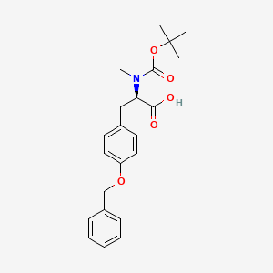 molecular formula C22H27NO5 B2668568 Boc-D-MeTyr(Bzl)-OH CAS No. 138774-98-8; 64263-81-6