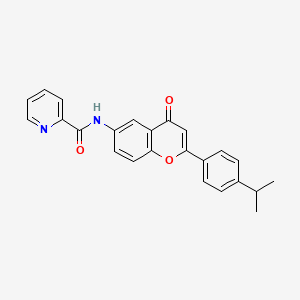 N-(2-(4-isopropylphenyl)-4-oxo-4H-chromen-6-yl)picolinamide