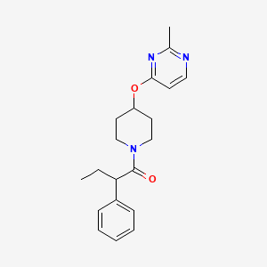 1-(4-((2-Methylpyrimidin-4-yl)oxy)piperidin-1-yl)-2-phenylbutan-1-one