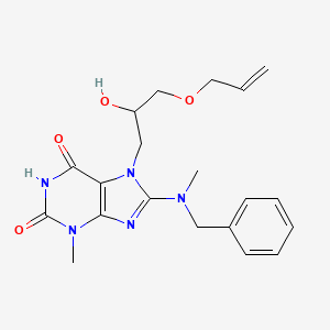 7-(3-(allyloxy)-2-hydroxypropyl)-8-(benzyl(methyl)amino)-3-methyl-1H-purine-2,6(3H,7H)-dione