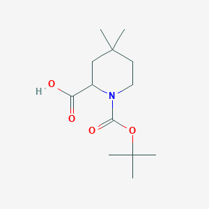 1-(Tert-butoxycarbonyl)-4,4-dimethylpiperidine-2-carboxylic acid