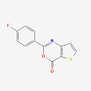 2-(4-fluorophenyl)-4H-thieno[3,2-d][1,3]oxazin-4-one