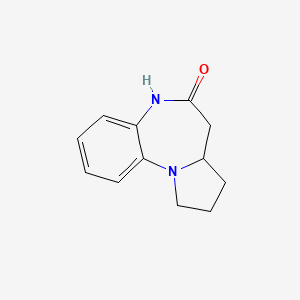 molecular formula C12H14N2O B2668674 2,9-Diazatricyclo[8.4.0.0^{2,6}]tetradeca-1(10),11,13-trien-8-one CAS No. 1432681-05-4