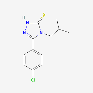 5-(4-Chlorophenyl)-4-isobutyl-4H-1,2,4-triazole-3-thiol