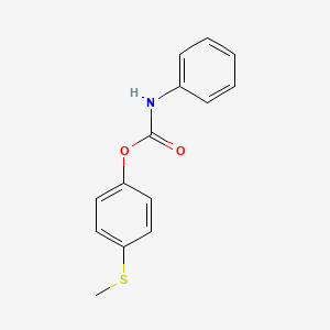 4-(Methylthio)phenyl phenylcarbamate