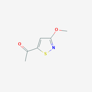 molecular formula C6H7NO2S B2668737 1-(3-甲氧基-1,2-噻唑-5-基)乙酮 CAS No. 1935654-61-7