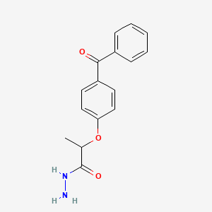 2-(4-Benzoylphenoxy)propanehydrazide
