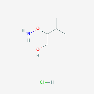 2-(Aminooxy)-3-methylbutan-1-ol hydrochloride
