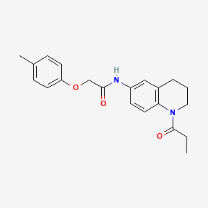 N-(1-propionyl-1,2,3,4-tetrahydroquinolin-6-yl)-2-(p-tolyloxy)acetamide