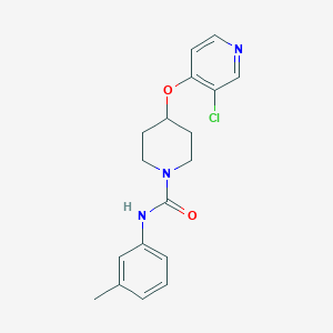 4-((3-chloropyridin-4-yl)oxy)-N-(m-tolyl)piperidine-1-carboxamide