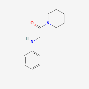 molecular formula C14H20N2O B2668773 2-[(4-Methylphenyl)amino]-1-(piperidin-1-yl)ethan-1-one CAS No. 93865-42-0