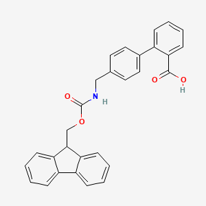 2-[4-[(9H-Fluoren-9-ylmethoxycarbonylamino)methyl]phenyl]benzoic acid