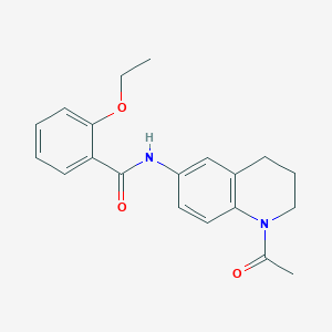 molecular formula C20H22N2O3 B2668833 N-(1-乙酰-3,4-二氢-2H-喹啉-6-基)-2-乙氧基苯甲酰胺 CAS No. 941996-67-4