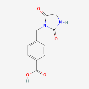 4-[(2,5-Dioxoimidazolidin-1-yl)methyl]benzoic acid