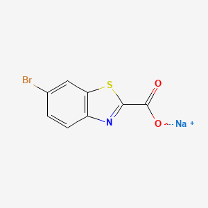 Sodium 6-bromo-1,3-benzothiazole-2-carboxylate