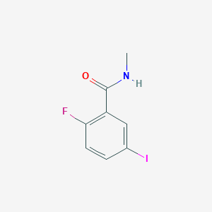 molecular formula C8H7FINO B2668916 2-Fluoro-5-iodo-N-methylbenzamide CAS No. 866683-76-3