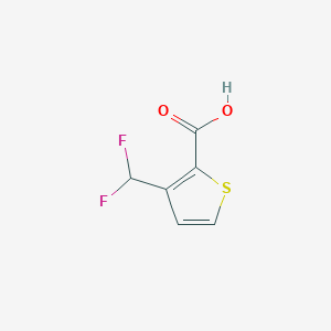 molecular formula C6H4F2O2S B2668927 3-(Difluoromethyl)thiophene-2-carboxylic acid CAS No. 189330-25-4