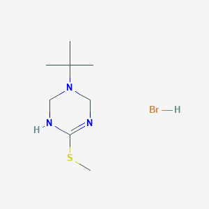 3-(Tert-butyl)-6-(methylthio)-1,2,3,4-tetrahydro-1,3,5-triazine hydrobromide