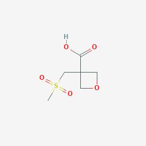 3-(Methanesulfonylmethyl)oxetane-3-carboxylic acid