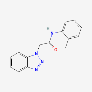 2-(1H-1,2,3-benzotriazol-1-yl)-N-(2-methylphenyl)acetamide