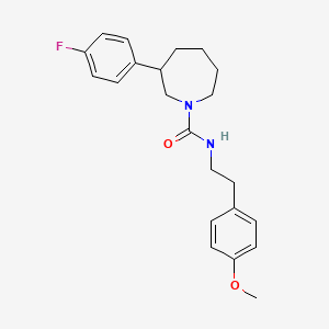 3-(4-fluorophenyl)-N-(4-methoxyphenethyl)azepane-1-carboxamide