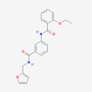 molecular formula C21H20N2O4 B266899 2-ethoxy-N-(3-{[(2-furylmethyl)amino]carbonyl}phenyl)benzamide 