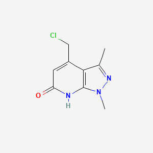 4-(Chloromethyl)-1,3-dimethyl-1H-pyrazolo[3,4-b]pyridin-6(7H)-one